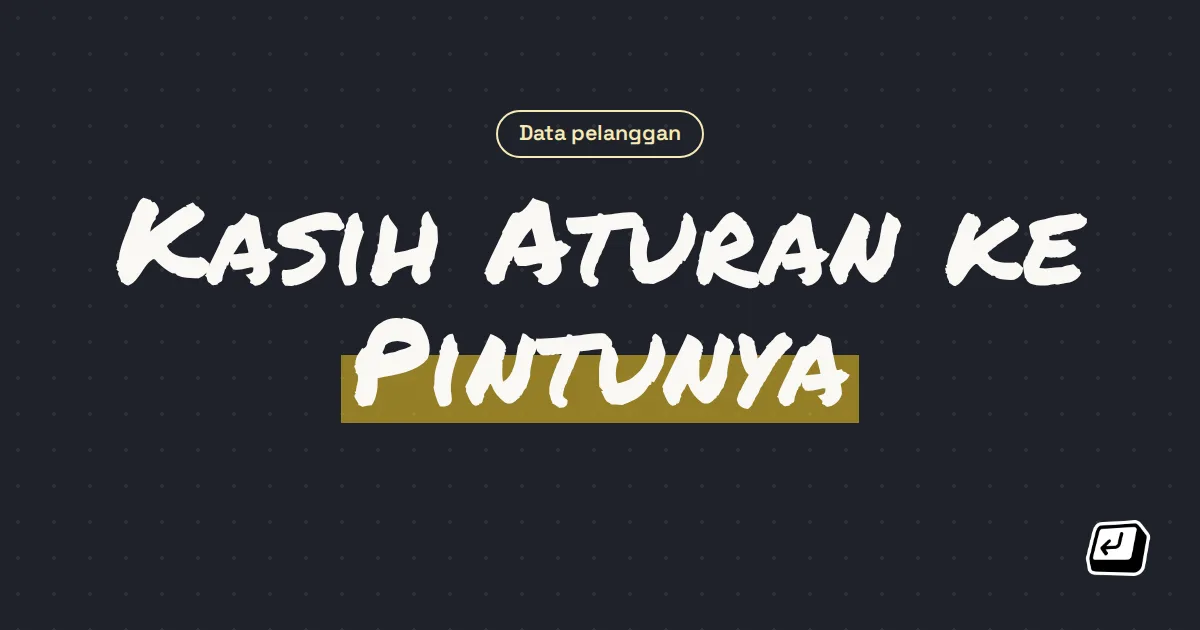 Ilustrasi MCP server sebagai pintu beraturan ke data pelanggan